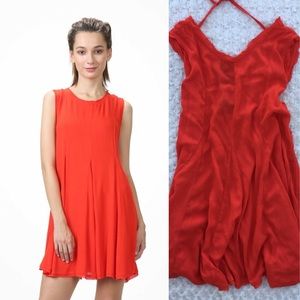 Lumière lumiere Red shift dress